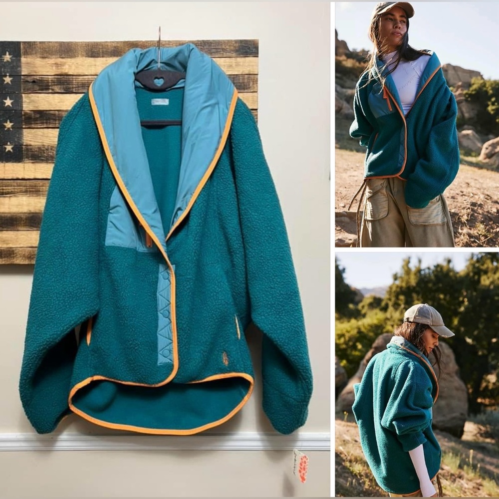 NWT FP Movement Hit The Slopes Shawl Jacket